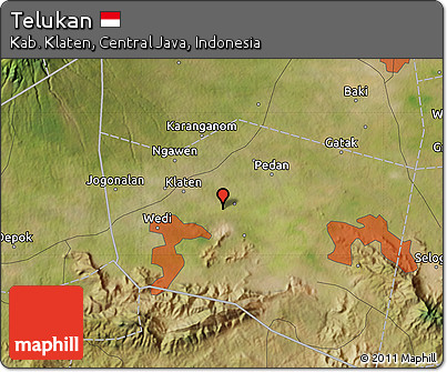 Satellite Map of Telukan