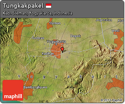 Satellite Map of Tungkakpakel