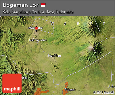 Satellite Map of Bogeman Lor