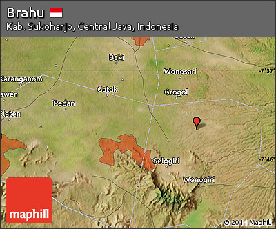 Satellite Map of Brahu