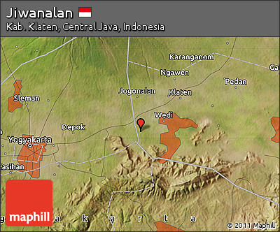 Satellite Map of Jiwanalan