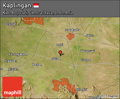 Satellite Map of Kaplingan