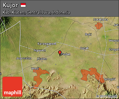 Satellite Map of Kujor