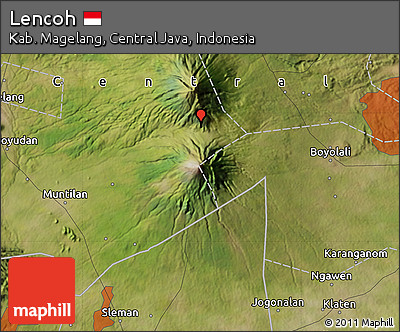 Satellite Map of Lencoh