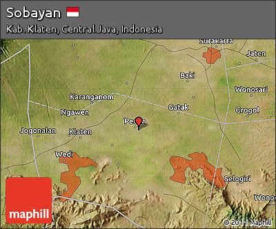 Satellite Map of Sobayan