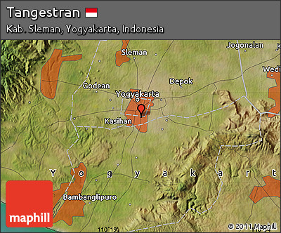 Satellite Map of Tangestran