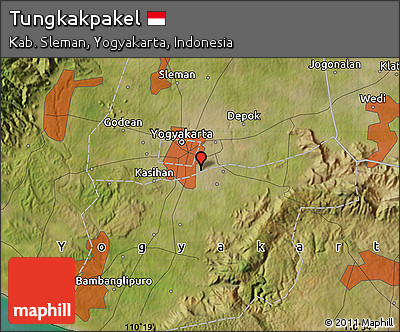Satellite Map of Tungkakpakel