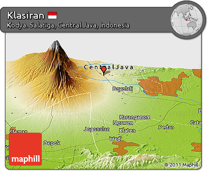 Physical Panoramic Map of Klasiran