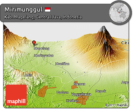Physical Panoramic Map of Mirimunggul