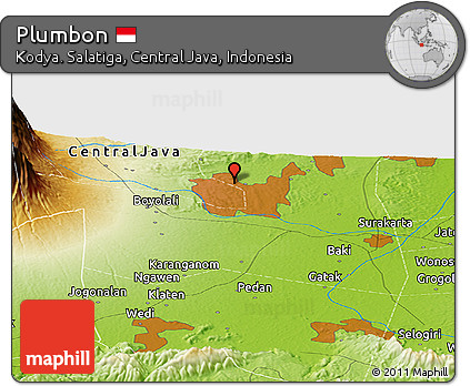 Physical Panoramic Map of Plumbon