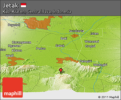 Physical Panoramic Map of Jetak