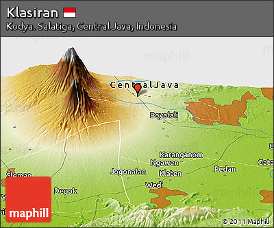 Physical Panoramic Map of Klasiran
