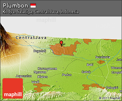 Physical Panoramic Map of Plumbon
