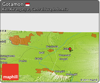 Physical Panoramic Map of Gotamon