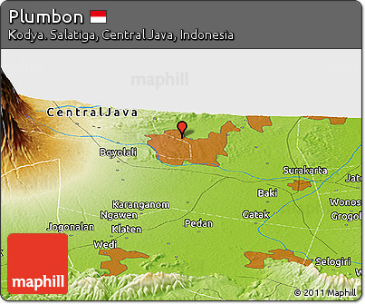 Physical Panoramic Map of Plumbon