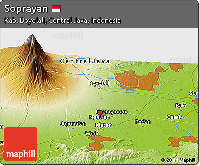 Physical Panoramic Map of Soprayan