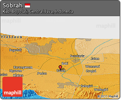 Political Panoramic Map of Sobrah