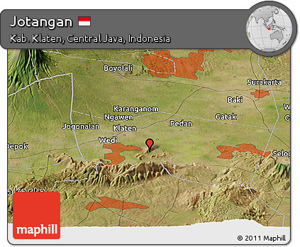 Satellite Panoramic Map of Jotangan