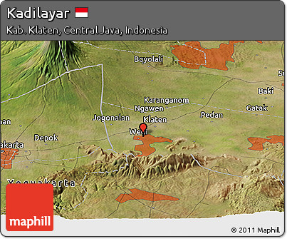 Satellite Panoramic Map of Kadilayar