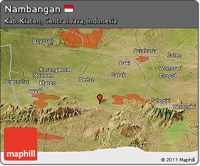Satellite Panoramic Map of Nambangan