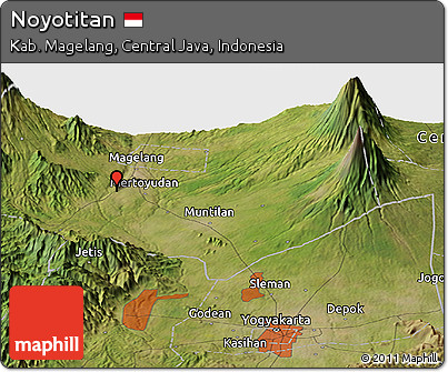 Satellite Panoramic Map of Noyotitan