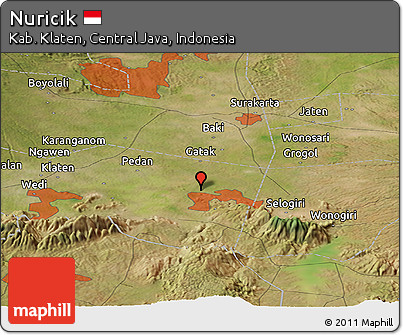Satellite Panoramic Map of Nuricik