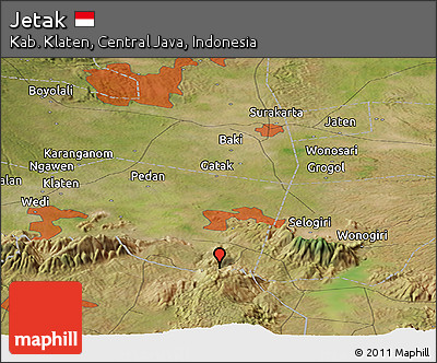 Satellite Panoramic Map of Jetak