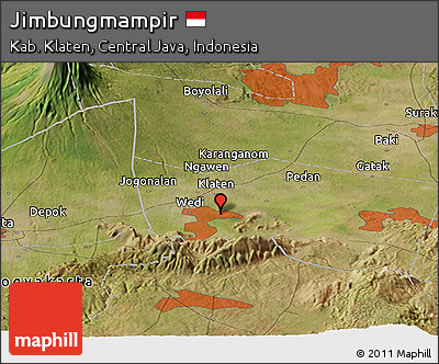 Satellite Panoramic Map of Jimbungmampir