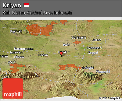 Satellite Panoramic Map of Kriyan