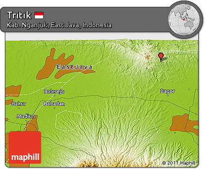 Physical 3D Map of Tritik