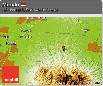 Physical 3D Map of Mundu