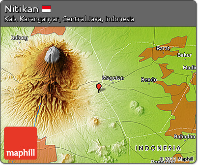 Physical 3D Map of Nitikan