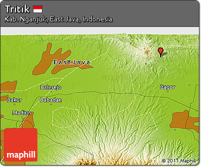 Physical 3D Map of Tritik