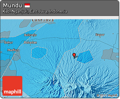 Political 3D Map of Mundu