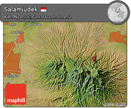 Satellite 3D Map of Salamjudek