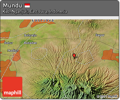 Satellite 3D Map of Mundu