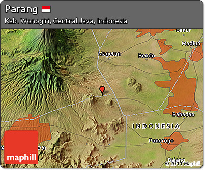 Satellite 3D Map of Parang