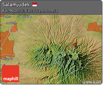 Satellite 3D Map of Salamjudek