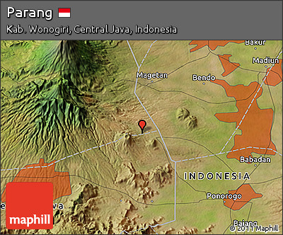 Satellite 3D Map of Parang