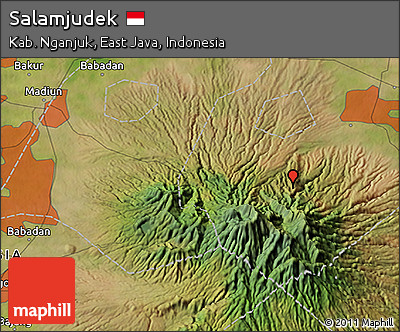 Satellite 3D Map of Salamjudek
