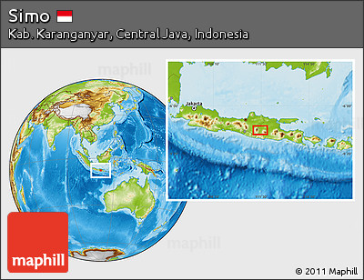 Physical Location Map of Simo