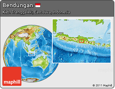 Physical Location Map of Bendungan