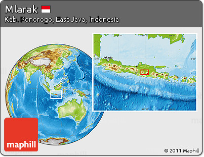 Physical Location Map of Mlarak