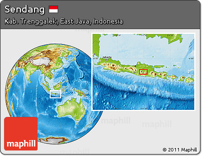 Physical Location Map of Sendang