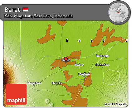 Physical Map of Barat