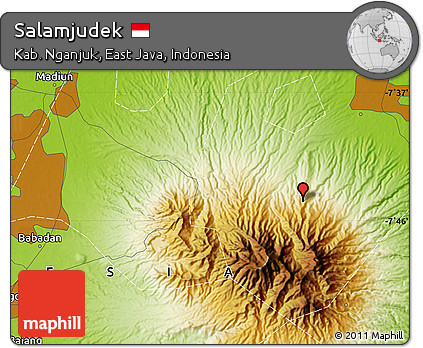 Physical Map of Salamjudek
