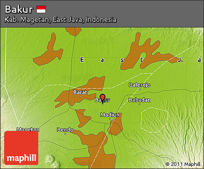 Physical Map of Bakur
