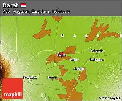 Physical Map of Barat