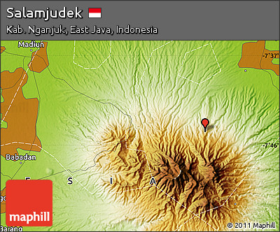Physical Map of Salamjudek
