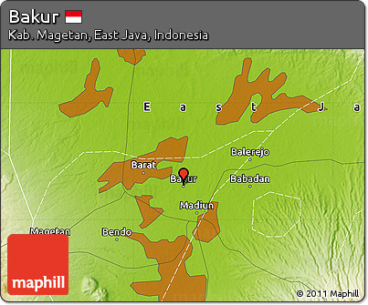 Physical Map of Bakur